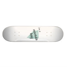 Je suis un garçon du Nevada Plateaux De Skateboards Customisés