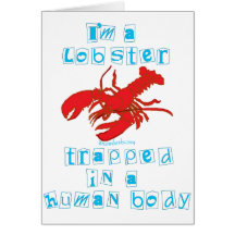 Je suis un homard cartes