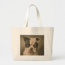 Je suis un mauvais chien ce qu'un peu le chien son sacs en toile
