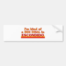 Je suis un peu une AFFAIRE dans Escondido Autocollants Pour Voiture