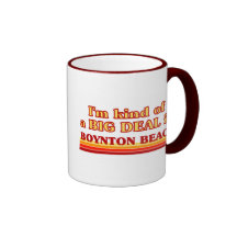 Je suis un peu une AFFAIRE en plage de Boynton Tasse