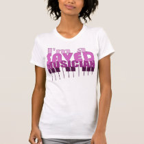 Je suis un rose sauvé de T-shirt de musicien t-shirts