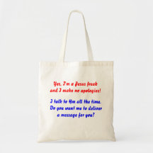 Je suis un sac anormal de Jésus !