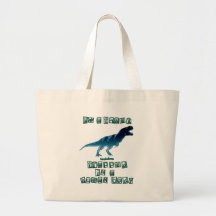 Je suis un T-Rex Sacs En Toile