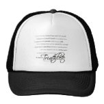 Je suis un Triathlete - manuscrit Casquettes De Camionneur
