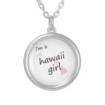 Je suis une fille d'Hawaï Collier Personnalisé