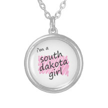 Je suis une fille du Dakota du Sud Colliers Personnalisés