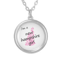 Je suis une fille du New Hampshire Collier Personnalisé