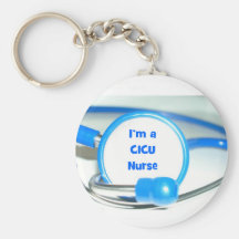 Je suis une infirmière Keychain de CICU Porte-clé