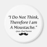Je suis une moustache aimants pour réfrigérateur