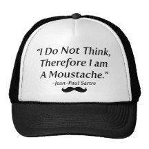 Je suis une moustache casquettes de camionneur
