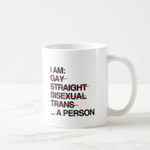 JE SUIS UNE PERSONNE MUG À CAFÉ