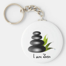 Je suis zen porte-clefs