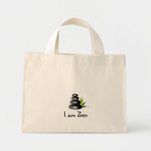 Je suis zen sac en toile