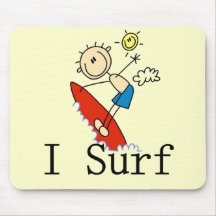 Je surfe le T-shirts et les cadeaux Tapis De Souris