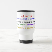 "Je survivrai" à la tasse tasses