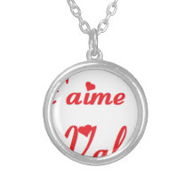 JE T AIME TON VALENTIN.png Pendentif Personnalisé