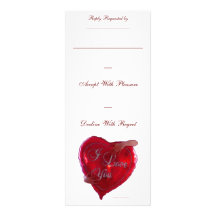 Je t'aime ballon invitations personnalisées