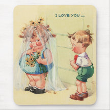 Je t'aime. Cadeau Mousepad de Saint-Valentin Tapis De Souris