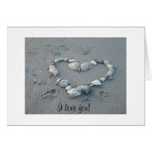 Je t'aime ! Carte de voeux