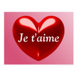 JE T'AIME - JE T'AIME (Français) Cartes Postales