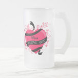 Je t'aime maman personnalisée tasse à café