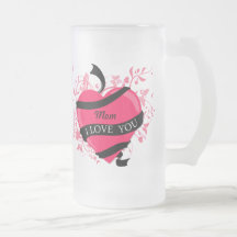 Je t'aime maman personnalisée tasse à café