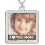 Je t'aime maman - photo faite sur commande bijouterie fantaisie