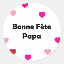 Je t'aime papa adhésif
