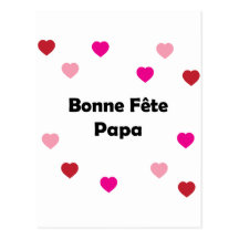 Je t'aime papa cartes postales