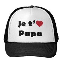 Je t'aime papa casquette de camionneur