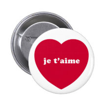 JE T'AIME PIN'S