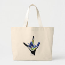Je t'aime sac de terre de planète