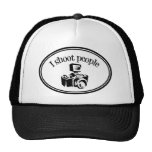 Je tire le rétro appareil-photo B&W de la photogra Casquette De Camionneur