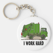 Je travaille le porte - clé dur de vert de camion  porte-clefs