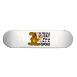 Je vais vous manger aime un petit gâteau skateboards customisés