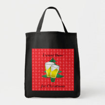 Je veux la bière pour Noël Sac