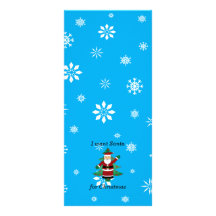 Je veux père Noël pour Noël Double Carte