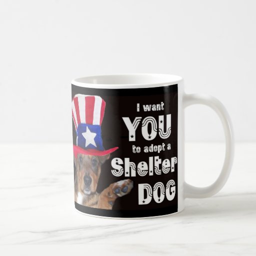 Je veux que VOUS adoptiez un chien d'abri Tasses