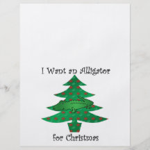Je veux un alligator pour Noël Prospectus Personnalisés