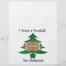 Je veux un football pour Noël Prospectus Personnalisés