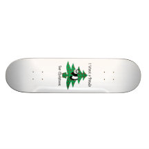 Je veux un panda pour Noël Skateboard Customisable