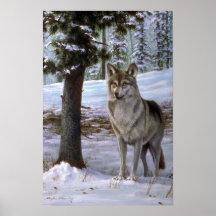 Je viens dans la paix, loup poster