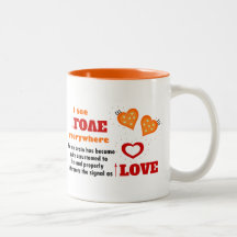 Je vois l'amour partout tasses à café