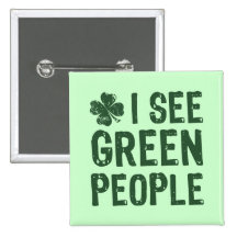 Je vois les personnes vertes badge avec épingle