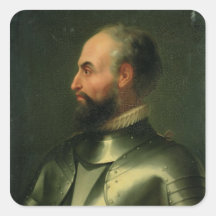 Jean de la Valette Autocollant Carré