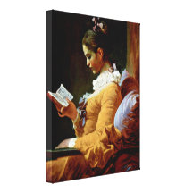 Jean-Honore Fragonard - femme de lecture Impression Sur Toile