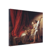 Jean-Honore Fragonard - la serrure Impression Sur Toile