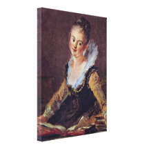 Jean-Honore Fragonard - le lecteur Toile Tendue Sur Châssis