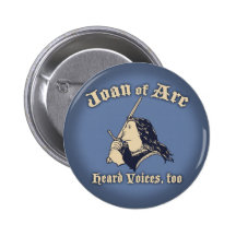 Jeanne d'Arc a entendu des voix Badges